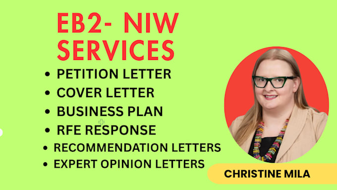 draft your eb 2 niw petition and gather supporting evidence for your application