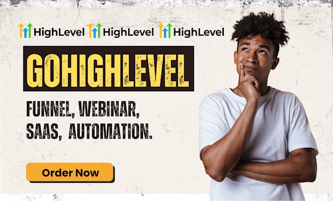 create gohighlevel webinar, saas demo, and client onboarding funnel