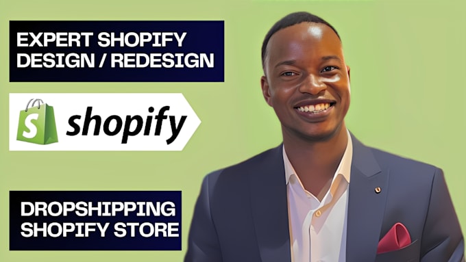 design shopify dropshipping store website for conversions