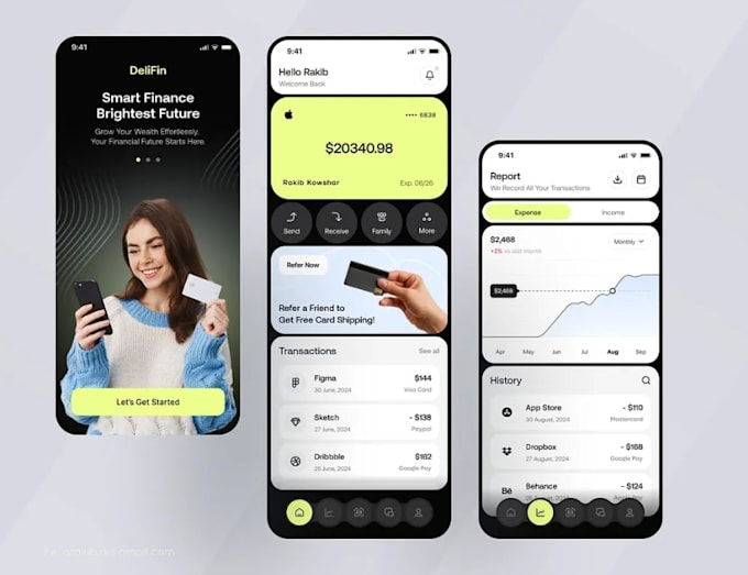 develop fintech app, digital bank app, micro saving app, loan management app