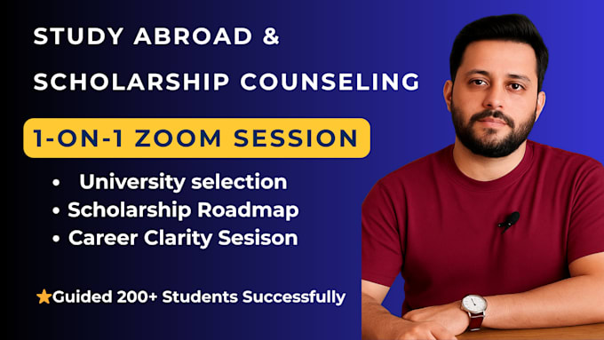 provide 1 on 1 career counseling, study abroad, and scholarship guidance