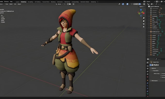 Haré rigging de modelos de personajes 3d, rigging de metahuman 3d ...