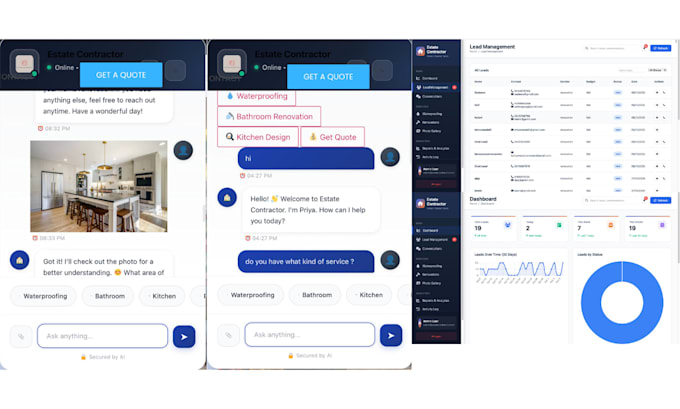 build custom ai chatbot for lead generation and crm integration