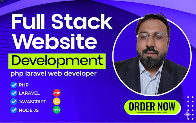 be your full stack web developer for php  laravel  node js  express js
