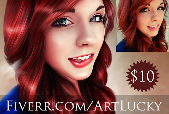 draw your picture into digital portrait