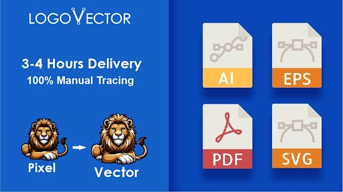do tracing and convert logo to vector