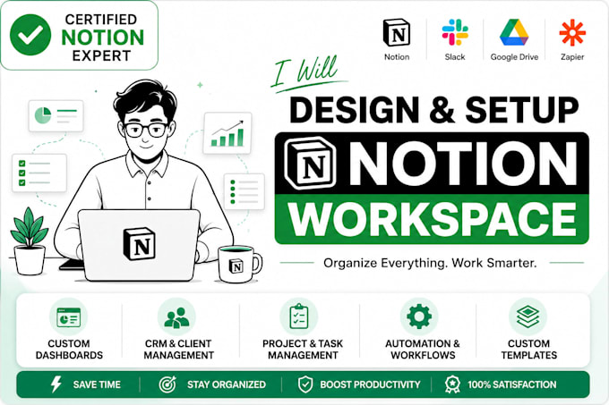 build a complete notion workspace with automation and CRM