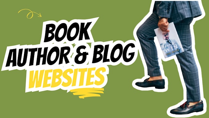 develop book author website or  blog website