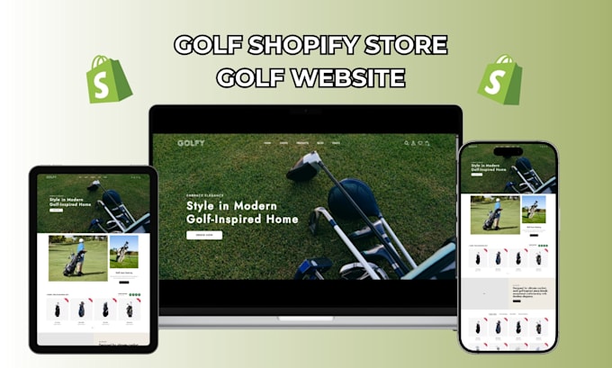 design golf website golf store shopify store golf shopify store golf accessories