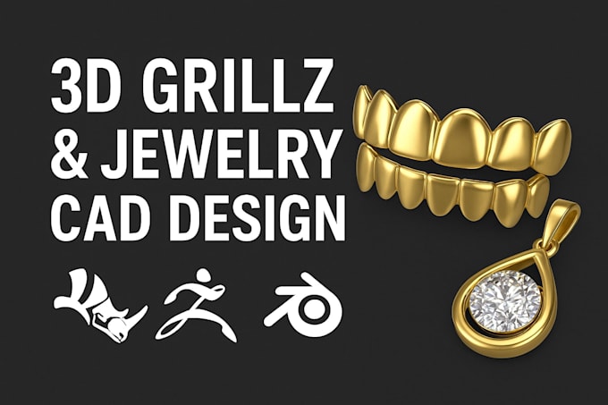 3d grillz  jewelry cad design