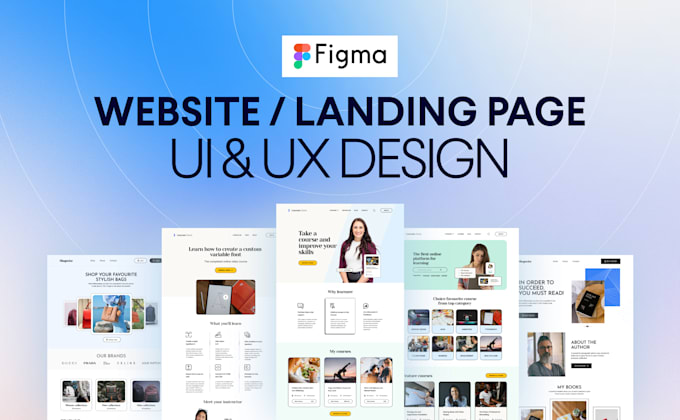 Create website ui ux design, figma landing page design by Jaynal ...