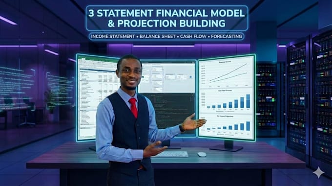 build three statement financial model and projections