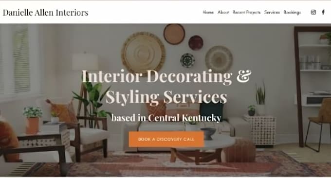 build squarespace home staging website gardener website pool maintenance website