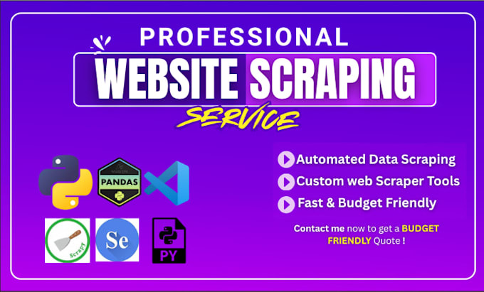 do web scraping,data scraping,product scraping and data extraction