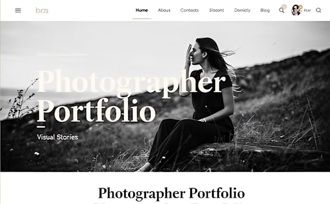 build wordpress photography studio website graphic designer videographer website