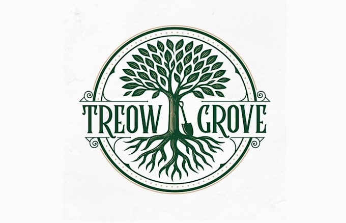 design creative tree nursery logo