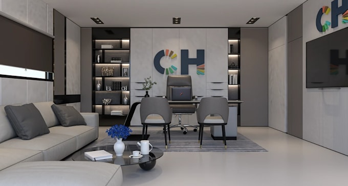 refurnish ceo office design, unique executive office, home office, workspace