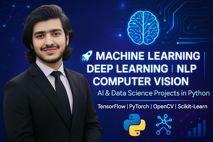 do machine learning, deep learning, nlp and computer vision projects in python