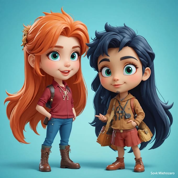 create top quality cartoon characters