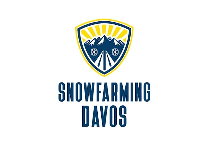 design dynamic professional snow farming logo