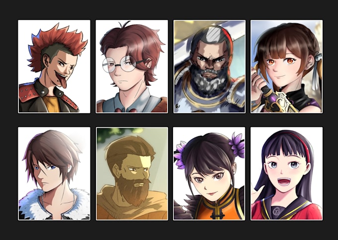 do character portrait for game, dnd, pngtuber, tabletop, oc
