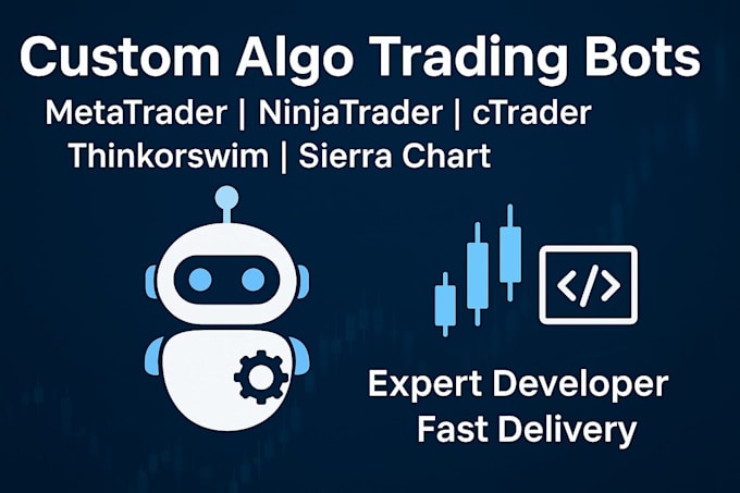 develop optimize profitable algorithmic trading bots for mql ninjatrader ctrader