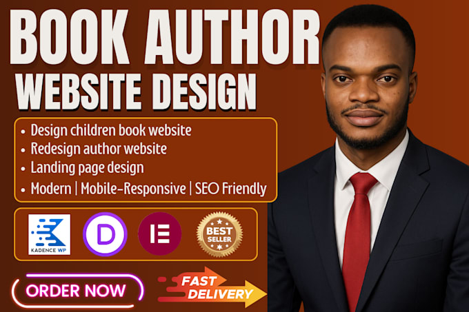 build a best selling author website, ebook website, bookstore and poet website