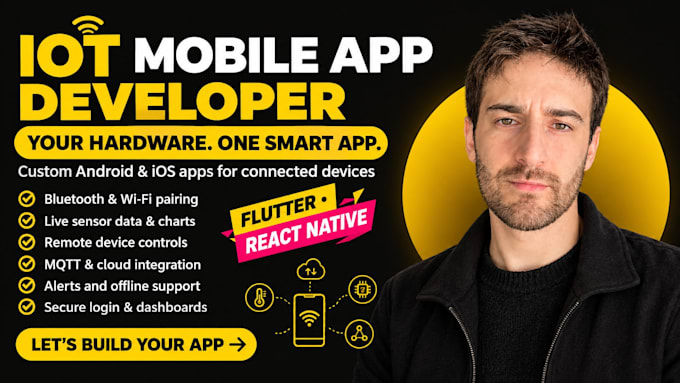 build a custom mobile app for your iot hardware or sensors