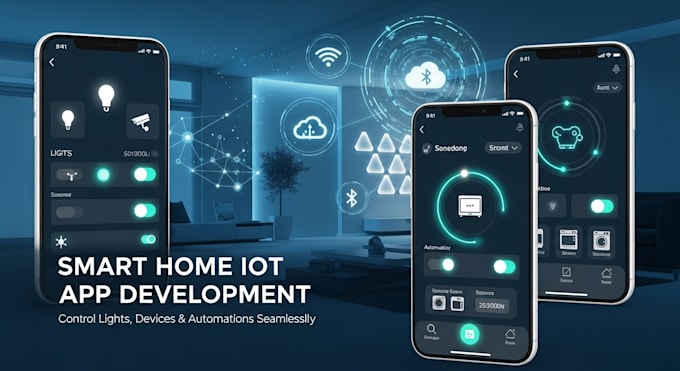 Design and build a home automation app for iot smart devices by Mechask ...