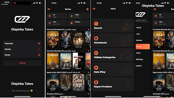 rebrand iptv app for ios with powerful control panel