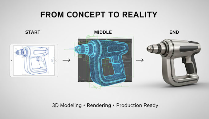 Do 2d industrial product design cnc drawing 3d cad model in fusion 360 ...