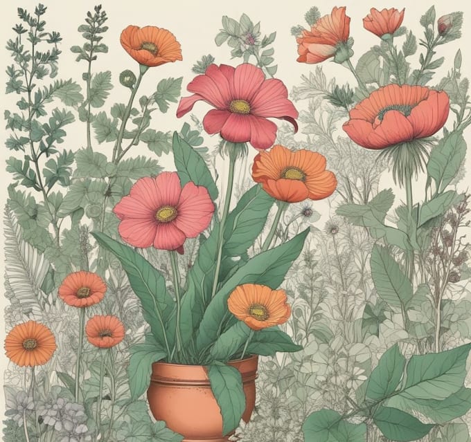 produce your botanical illustration or digital drawing