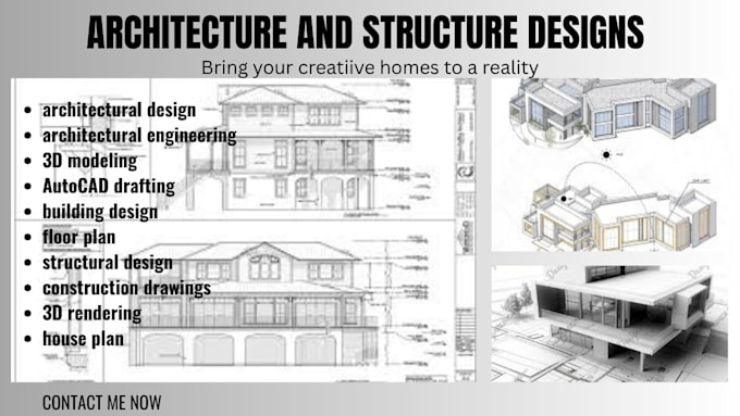 design professional architectural plans and detailed blueprints