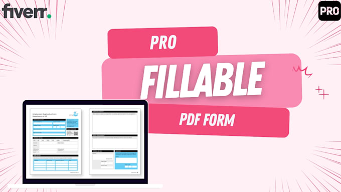 design and develop fillable pdf forms
