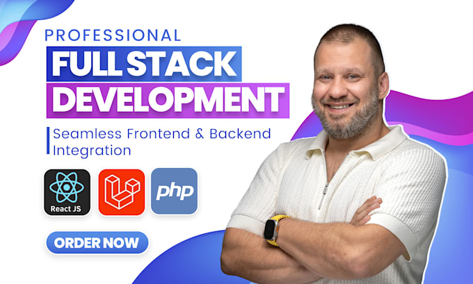do full stack development with react and laravel PHP