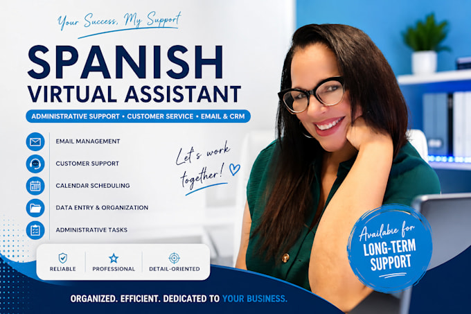 be your spanish virtual assistant for admin support