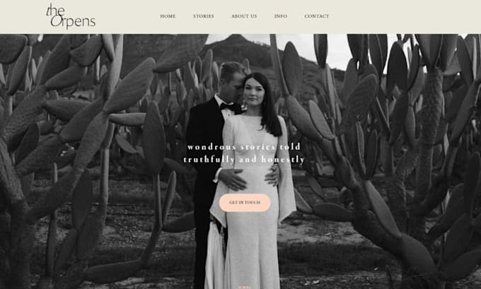 build carrd photographer website videographer website content creator website