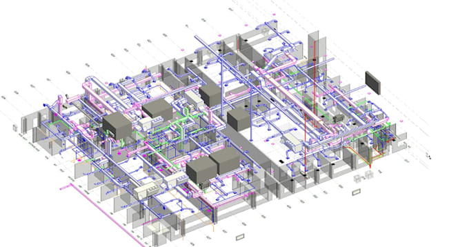 design mep drawings, electrical plan , plumbing drawing, hvac plans bim modeling
