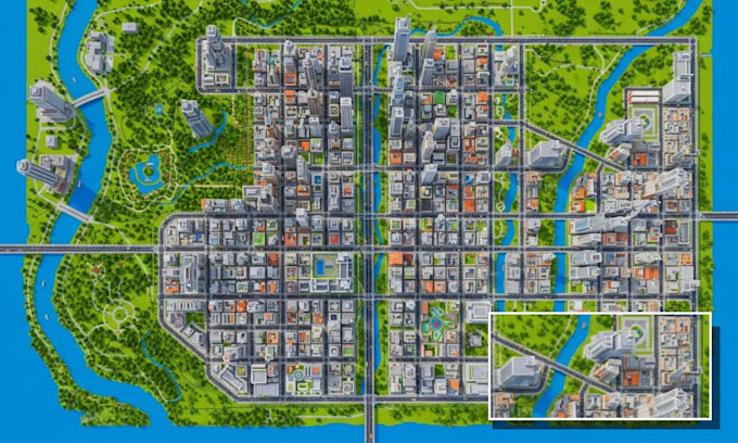 build minecraft map, world, lobby, spawn, environment as your minecraft builder