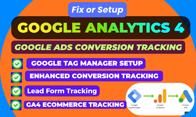 fix google analytics 4, ga4 ecommerce tracking, conversion tracking by GTM