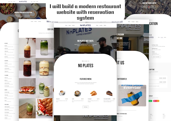build a website for your restaurant with reservation feature