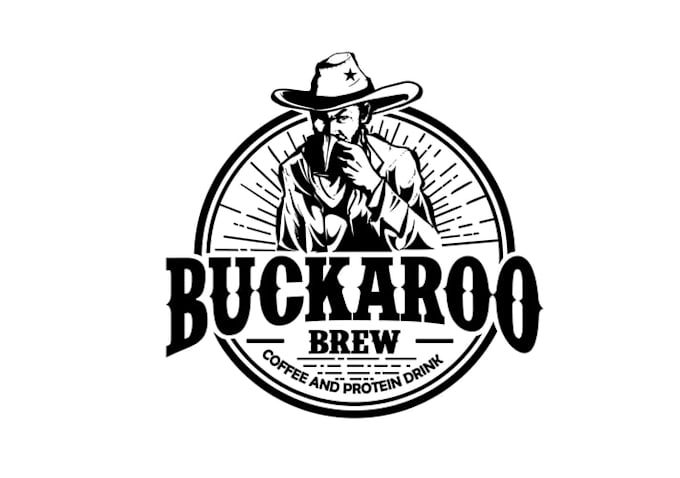 design outstanding buckaroo brew logo