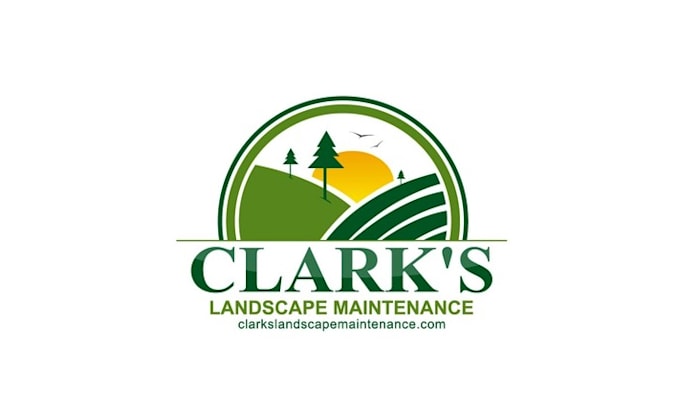design high definition earthly landscape logo
