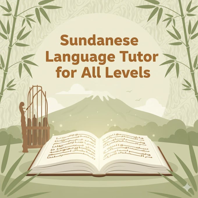 be sundanese language tutor for all levels
