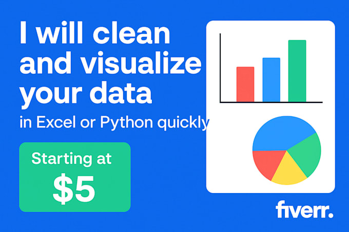 clean and visualize your data in excel or python quickly