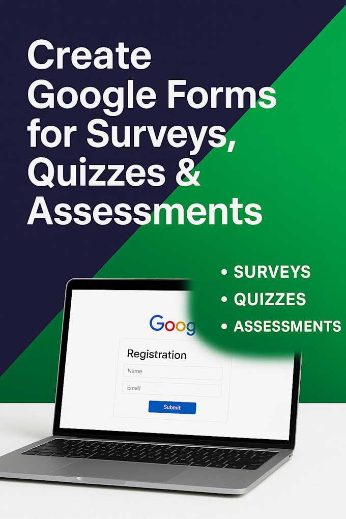 create survey, assessments, quiz, google forms fillable PDF