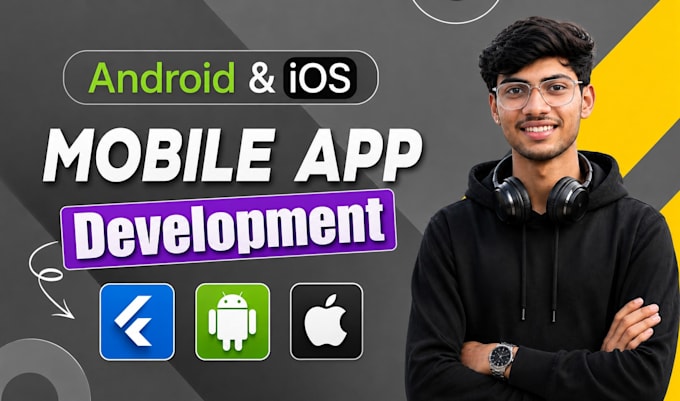 do develop flutter mobile app for android and ios