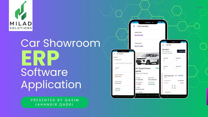 provide you car showroom management erp software application