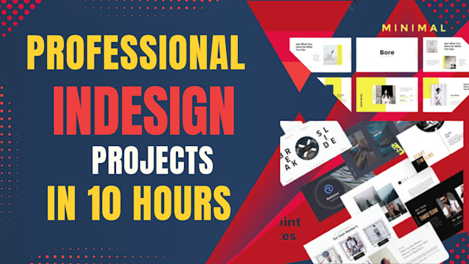 design and format professional adobe indesign projects