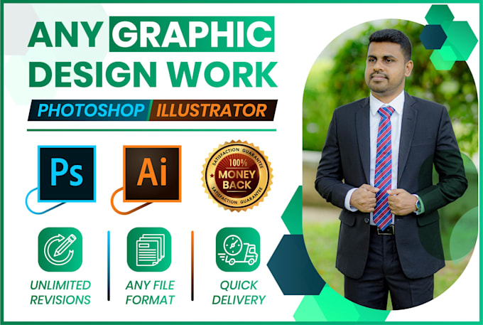 do any graphic design work you need
